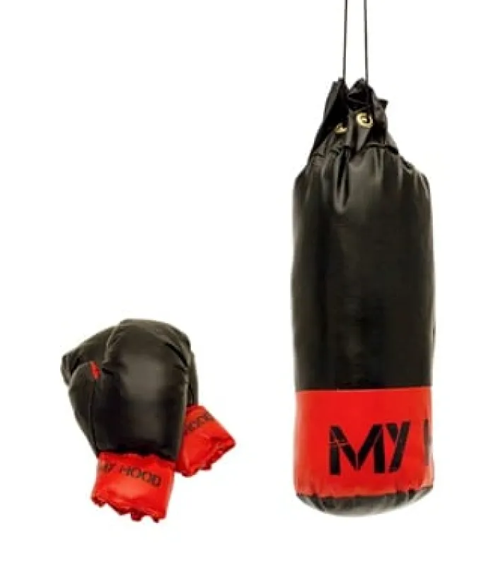 Boxsack mit Handschuhen - 1 kg.