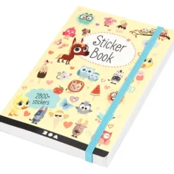 Buch mit Aufklebern - diverse, 2800 Stk.