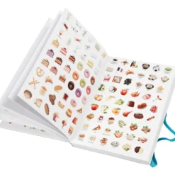 Buch mit Aufklebern - diverse, 2800 Stk.
