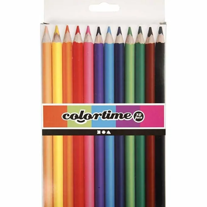 Buntstifte Jumbo - verschiedene Farben, 12 Stk.