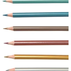 Buntstifte - metallic, 6 Stk.