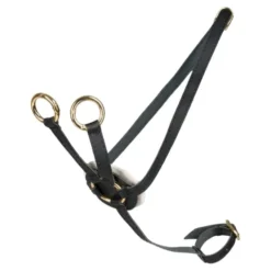 Cheval Roi - Martingal, schwarz/gold