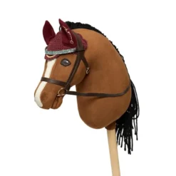 Cheval Roi Zubehör - Fliegenhaube, bordeaux