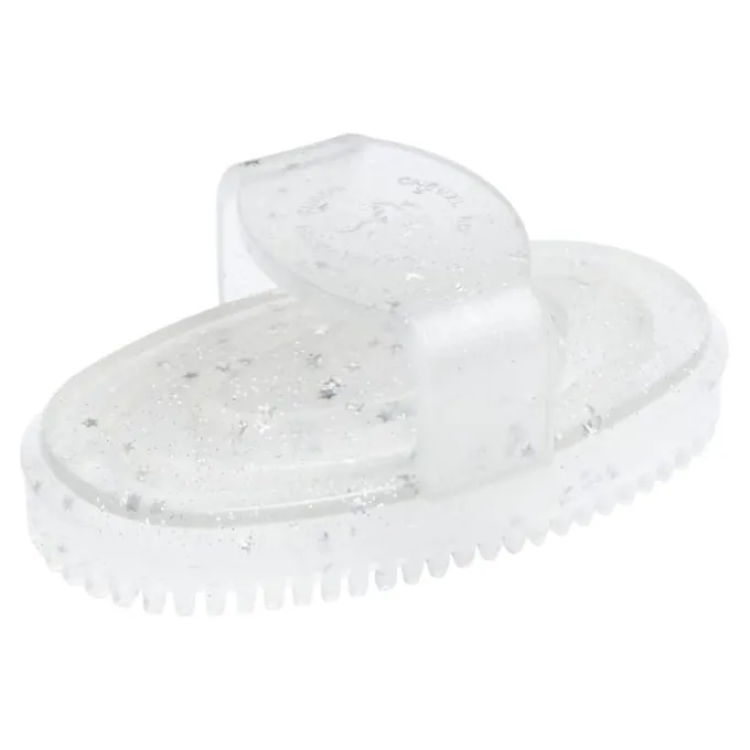 Cheval Roi Zubehör - Gummistriegel, silber