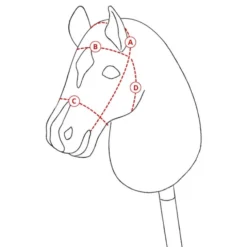 Cheval Roi Zubehör - Zaumzeug/pinker Strass