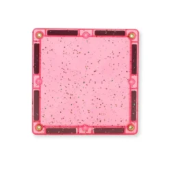 Cleverclixx | Glitter transparent/pink, 16 Stk