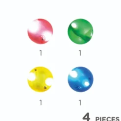Cleverclixx | 4 x leuchtende Kugeln