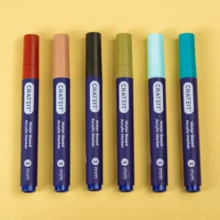 Crateit - Acrylfilzstifte Nature 3mm, 6 Stk.