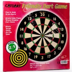 Dartscheibe inkl. Pfeilen - doppelseitig