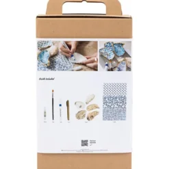 Decoupage-Set - Austernschalen, 5 Stk.