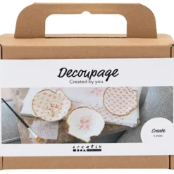 Decoupage-Set - Muschelschalen, 3 Stk.