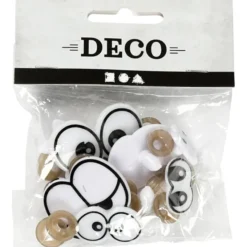 Dekoset mit lustigen Augen - 9 versch.
