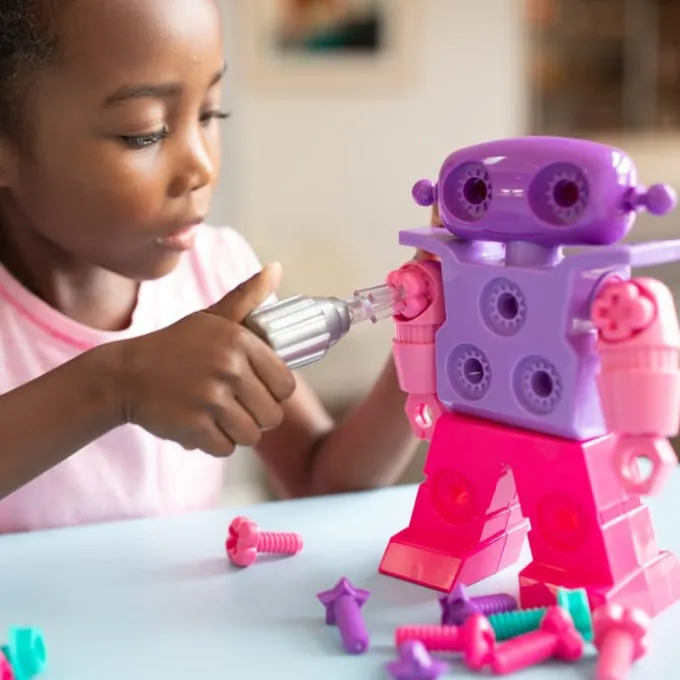Design & Drill - Schraub mir einen Glitzerroboter
