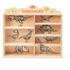 Dinosaurier aus Holz, 8 Teile
