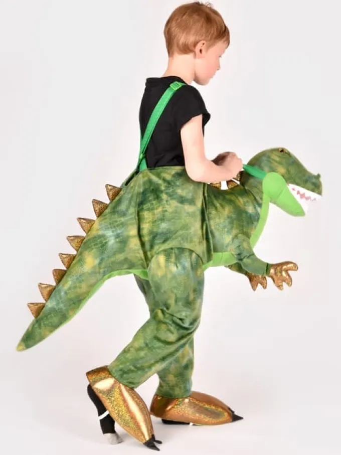Dinosaurier zum Reiten, grün