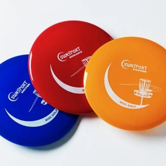 Discgolf-Set mit 3 Stk