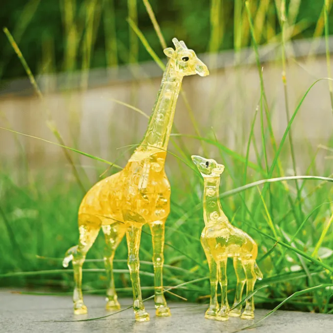 3D Kristallpuzzle - Giraffen, 38 Teile