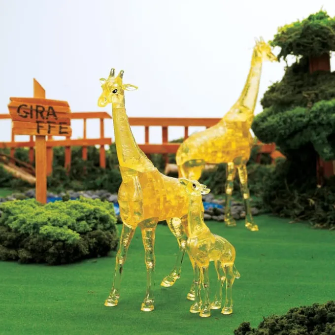 3D Kristallpuzzle - Giraffen, 38 Teile