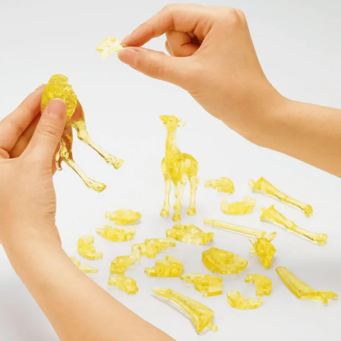 3D Kristallpuzzle - Giraffen, 38 Teile