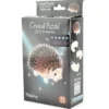 3D Kristallpuzzle - Igel, 55 Teile