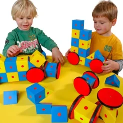 3D magnetische Klötze großes Set - 40 Teile