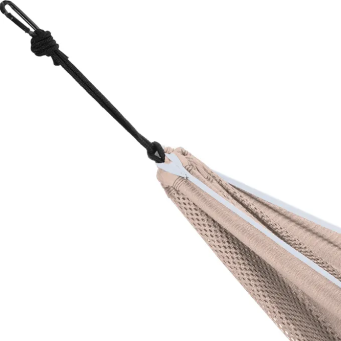 Doppelte Reisehängematte (Mesh) – Sand
