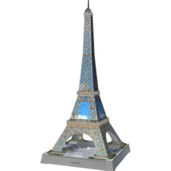 3D-Puzzle LED mit 216 Teilen – Eiffelturm