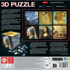 3D-Puzzlewürfel - Kunst