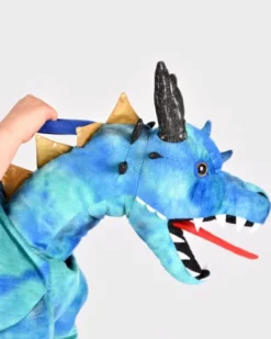Drache zum Reiten, hellblau