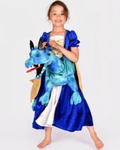 Drache zum Reiten, hellblau