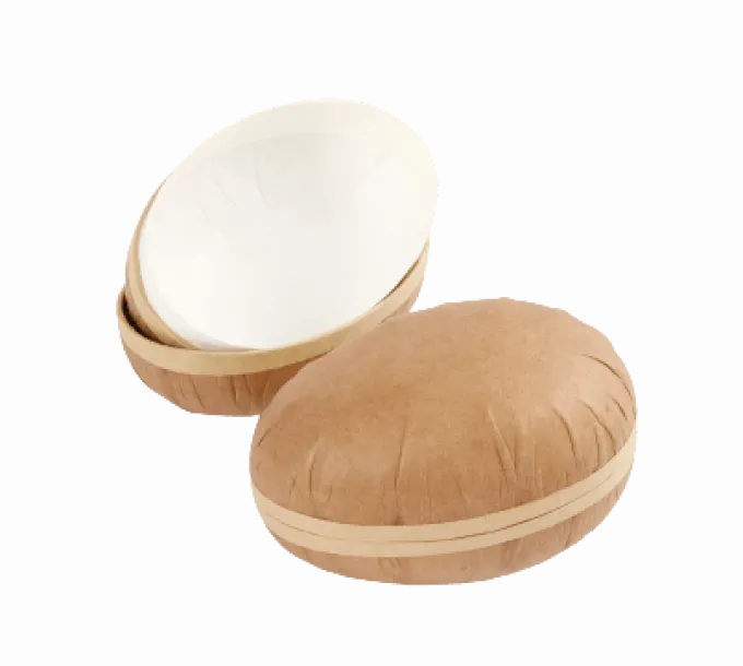 Eier aus Pappe - zweiteilig, 2 Stk.