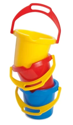 Eimer mit Ausguss - verschiedene Farben, 14 cm