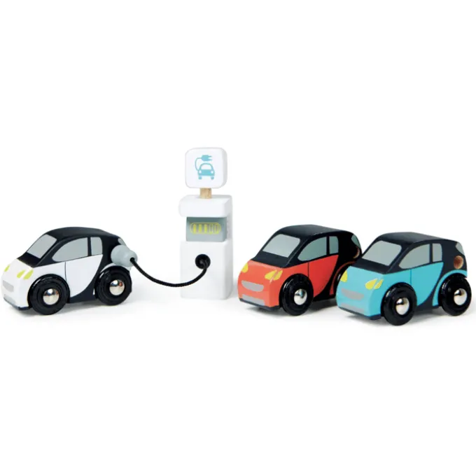 Elektroautos inkl. Aufladestation, 3 Stk.