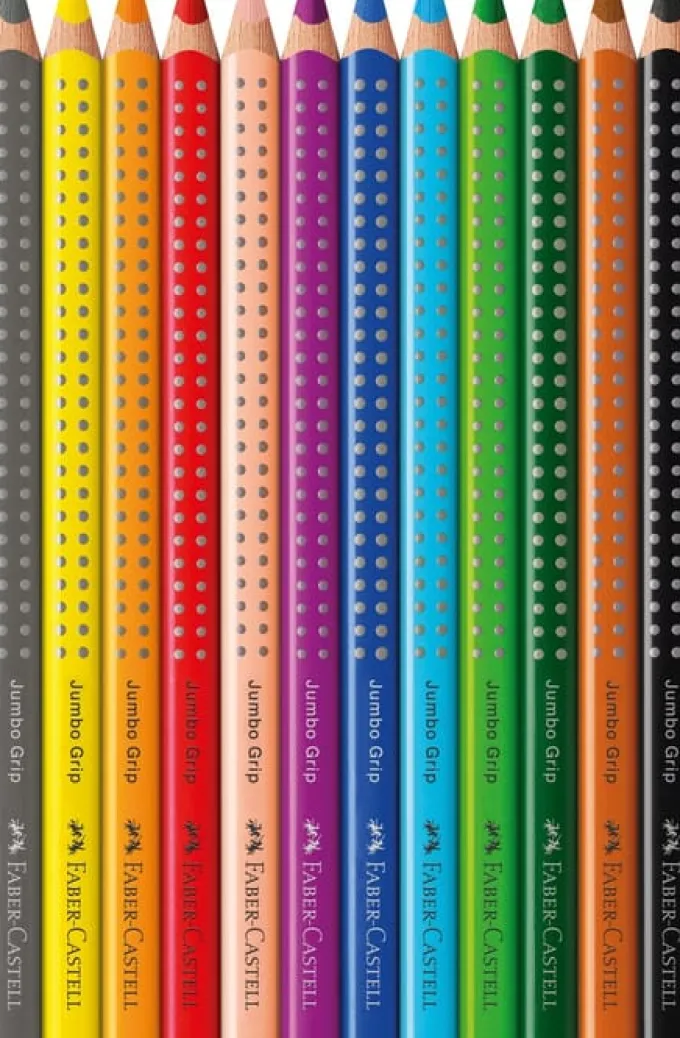 Faber Castell Buntstifte Jumbo Grip - 12 Stk.
