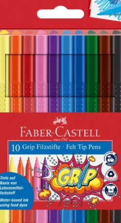 Faber Castell Filzstifte Grip - 10 Stk.