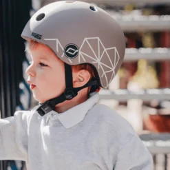 Fahrradhelm für Babys, 45-51cm - Brown Lines
