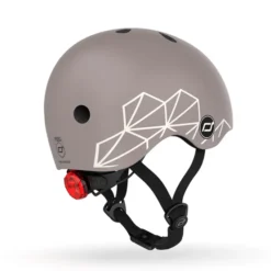 Fahrradhelm für Babys, 45-51cm - Brown Lines