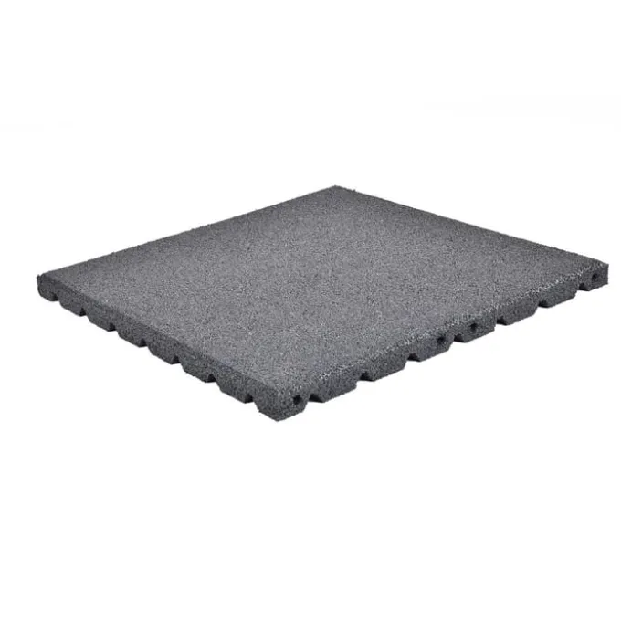 Fallschutzmatte - grau, 50 x 50 cm, 30 mm dick
