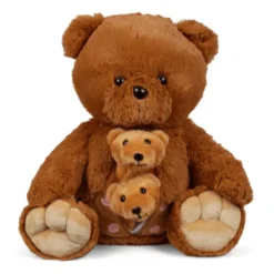 Familienkuscheltier – Bärenmutter mit Jungen