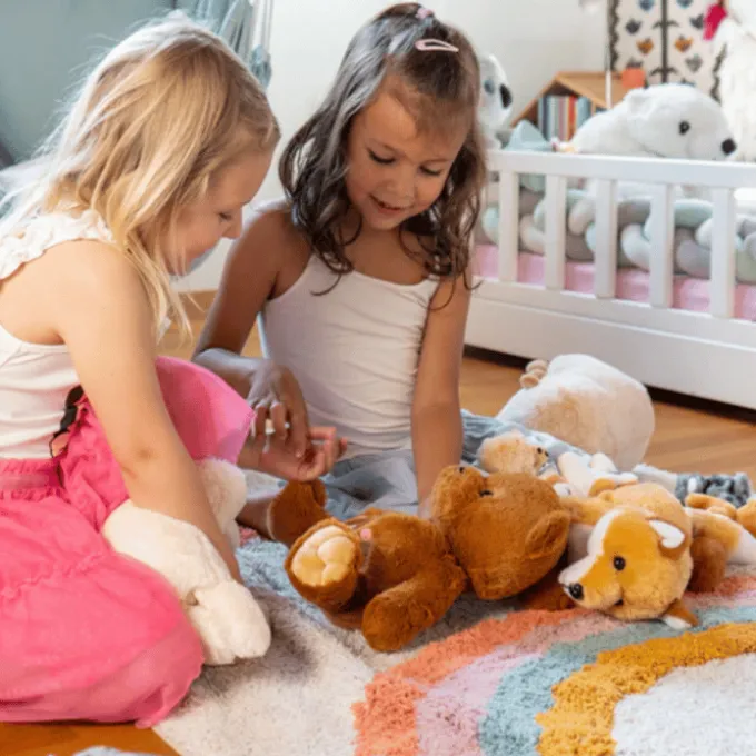 Familienkuscheltier – Bärenmutter mit Jungen
