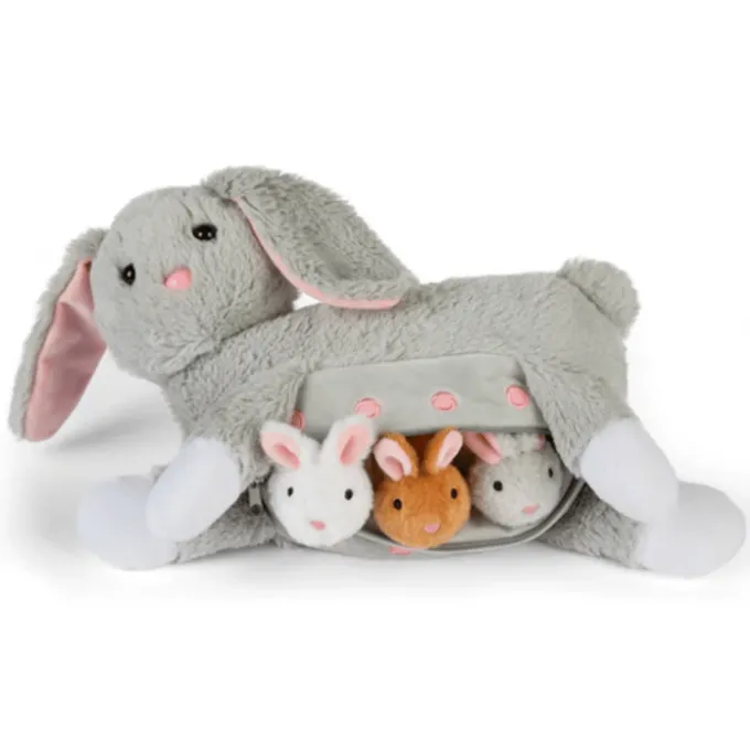 Familienkuscheltier – Hase mit Jungen
