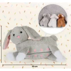 Familienkuscheltier – Hase mit Jungen