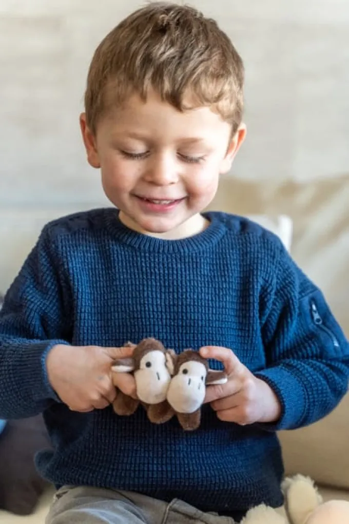 Familienkuscheltier – Schafmama mit Lämmern