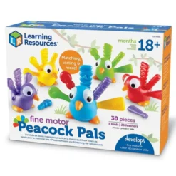 Feinmotorik Pfaue, 30 Stk.