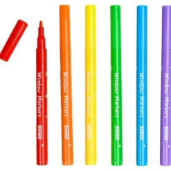 Fenstermalstifte, 6 Stk.