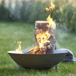 Feuerschale aus Eisen Ø55 cm – Inkl. Grillrost