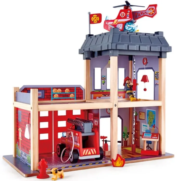 Feuerwache aus Holz - 13 Teile