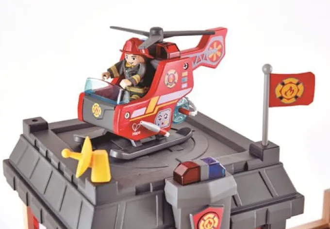 Feuerwache aus Holz - 13 Teile