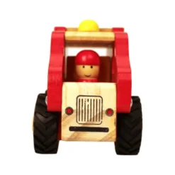 Feuerwehrwagen mit Gummireifen - H: 9 cm