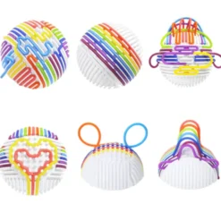 Fidget-Sensorikball Ø11 cm - weiß